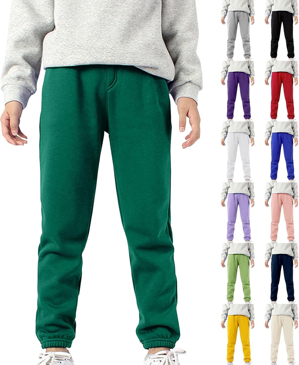Kapsrqst Unisex Jogger Pants for Babies Boys Girls Comfortable AutumnWinter