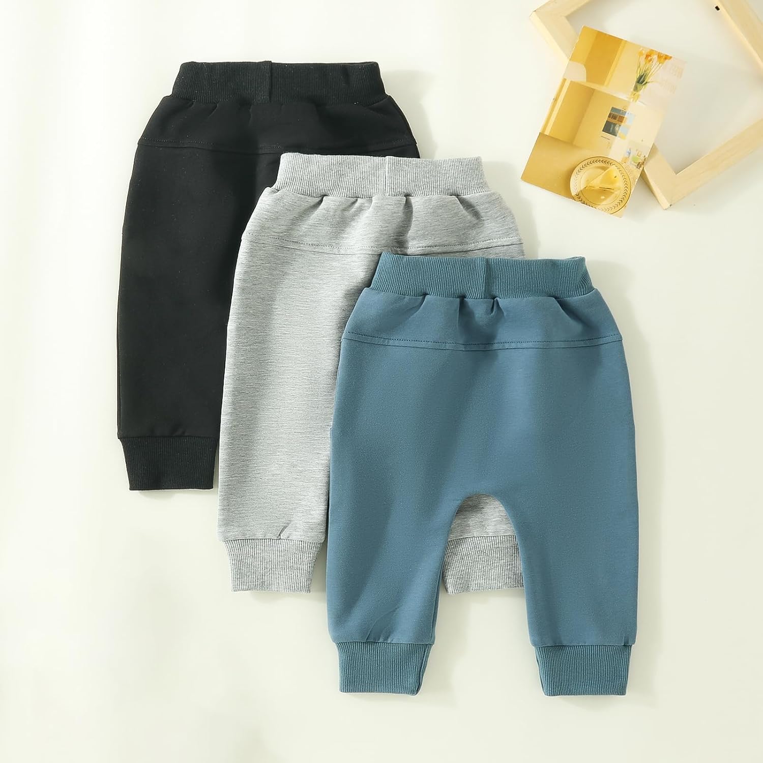 Emmababy 3Pcs Toddler Joggers Set