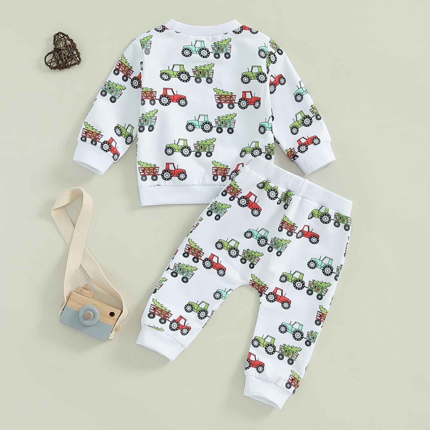 Christmas Trick or Treat 2-Piece Toddler Outfits Fun Tree Truck Themes