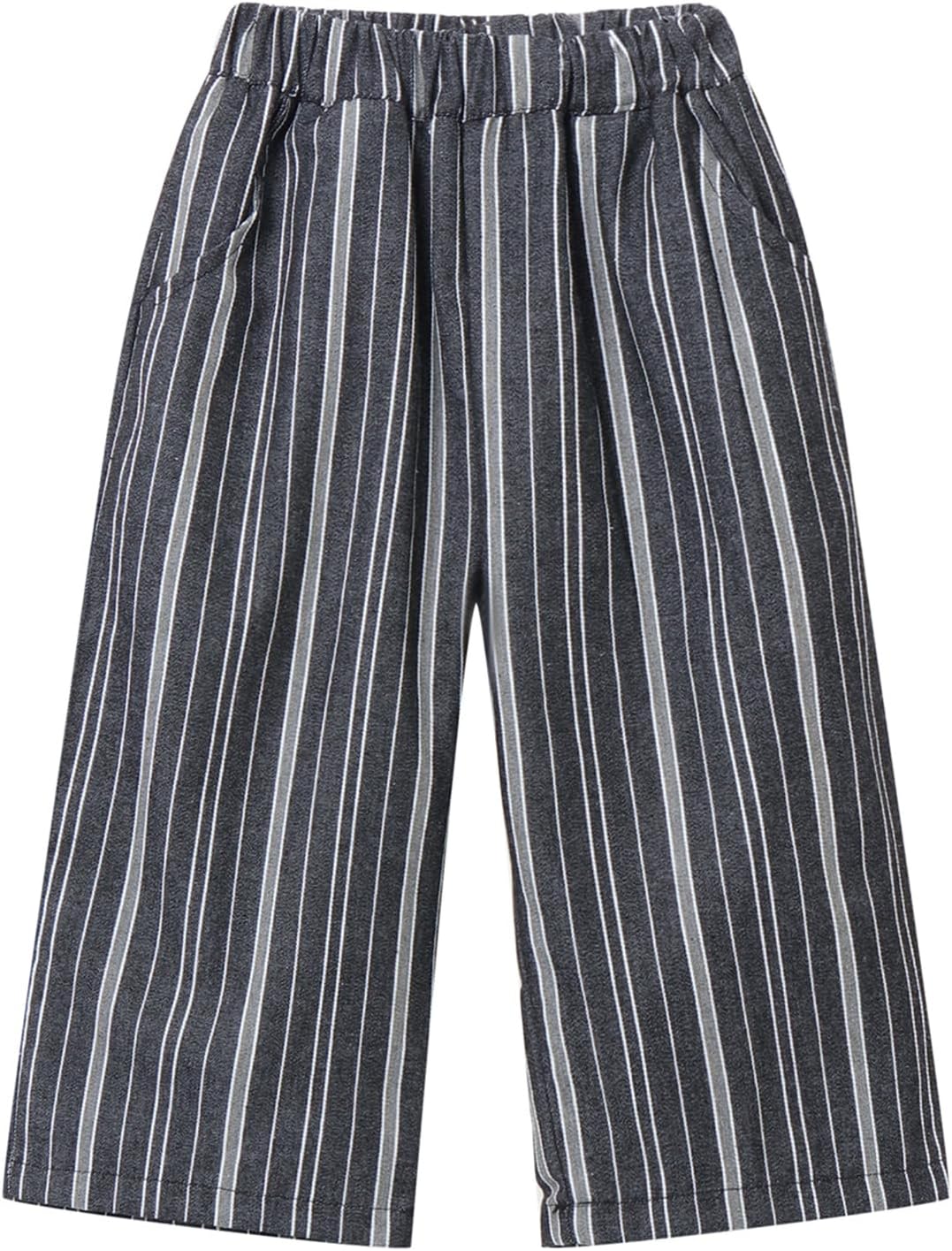 LittleSpring Boys Girls Striped Pants for Kids