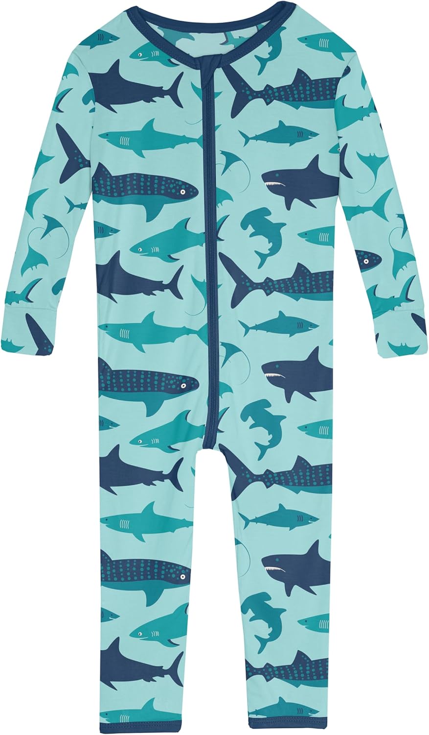 KicKee Printed Convertible Adorably Snuggly Onesie with Flip Paws