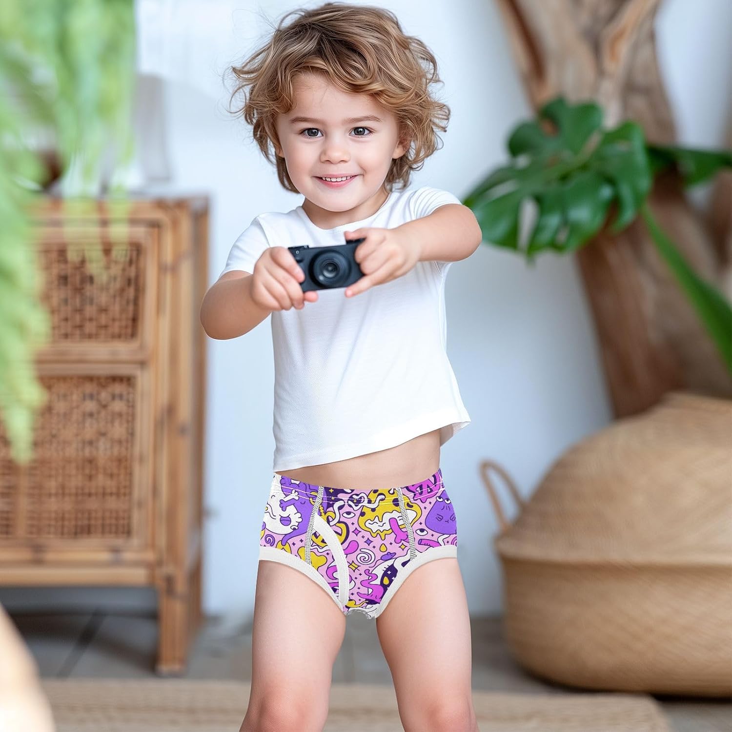 Zathe Boys Pure Cotton Toddler Underwear