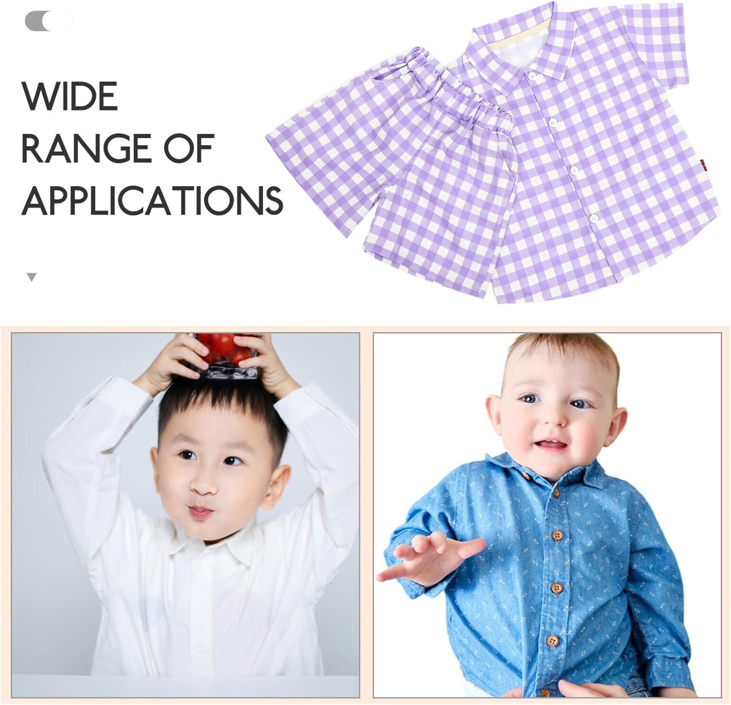 Cotton Toddler Trick Summer Outfit for Boys Girls