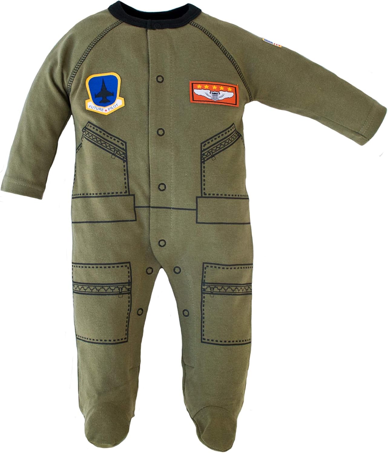 Nautical Flight Suits for KidsInsulated Long-Sleeve Super-Soft Liner