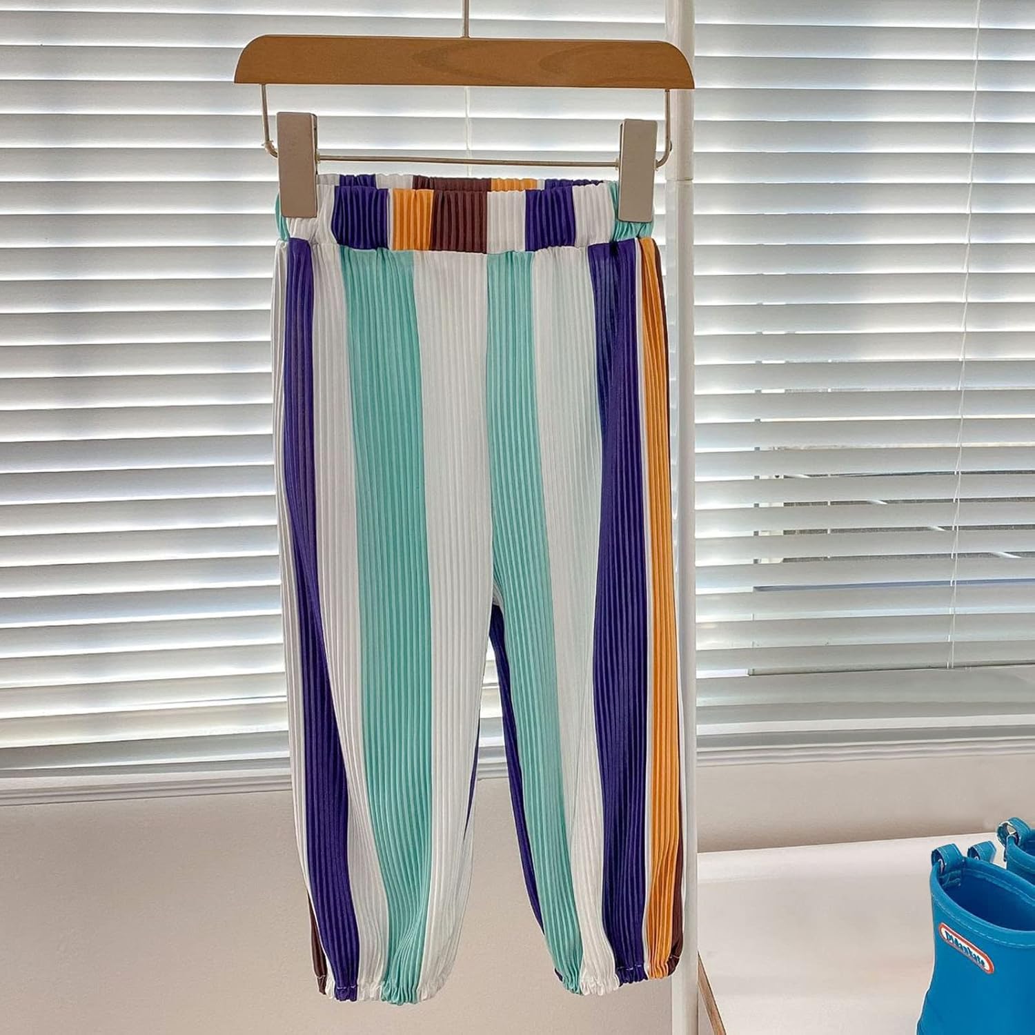 Stylish Summer Striped Pants for 12-Month Boys Girls