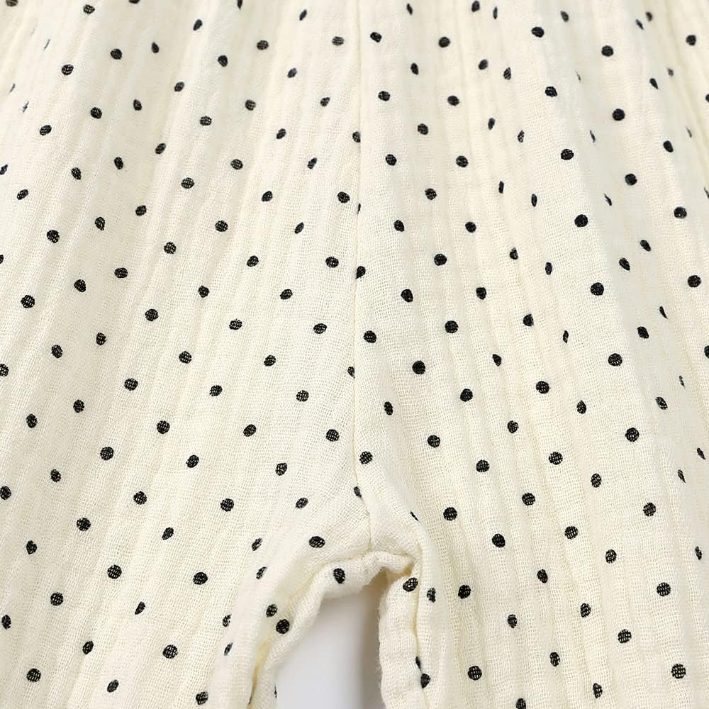 Stylish Cotton Linen Ankle Trousers for Kids