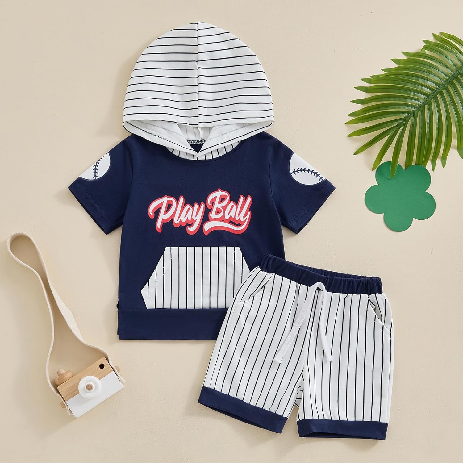 Littleamerican Flag Toddler Boy Outfit for 4th of July