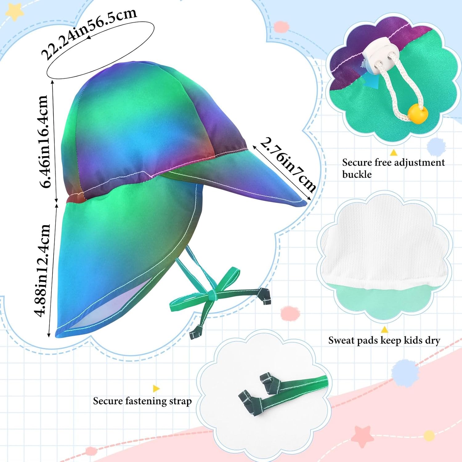 Great Unisex Baby SPF Sun Hat