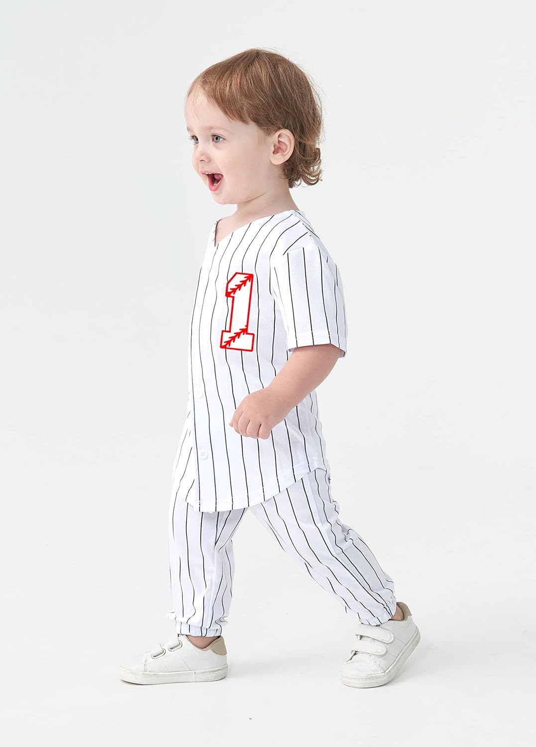 Happy Birthday to Little Baseball Stars - 1-4 Year Toddler Shirts Pants Set