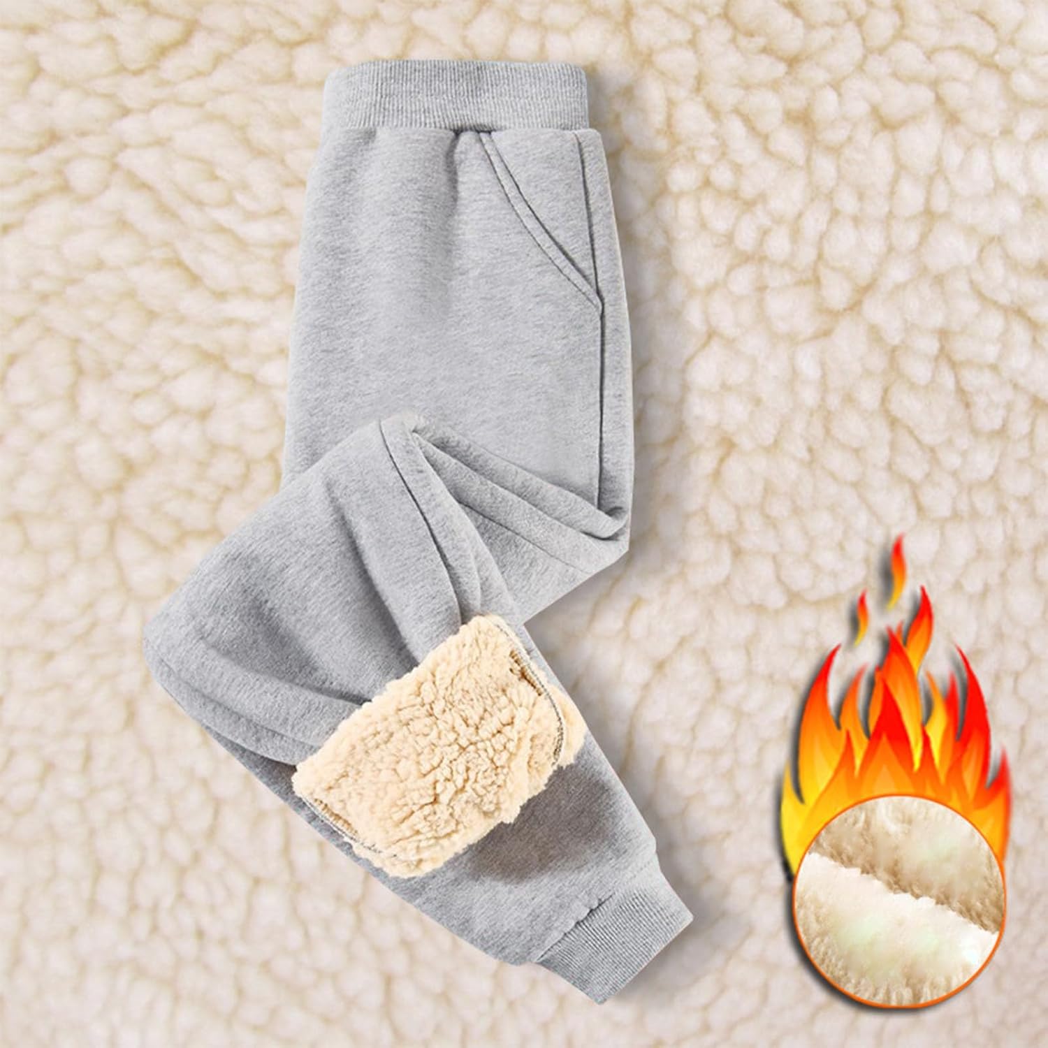 Fridja Toddler Winter Thickened Sweatpants