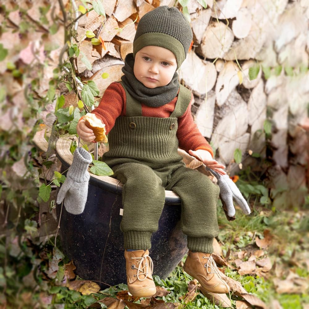 Cushy Organic Merino Wool Pants for Babies
