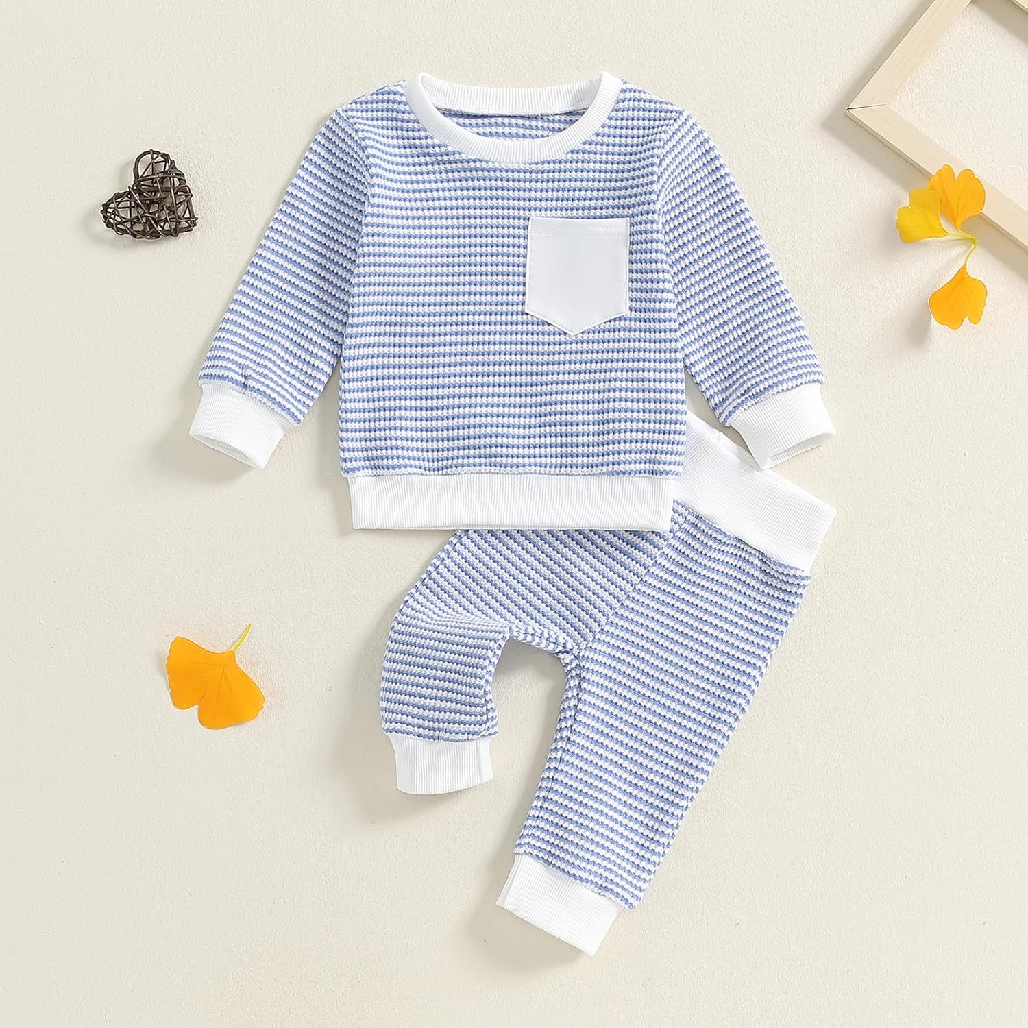 Emmababy Stripe Infants Outfit for Boys