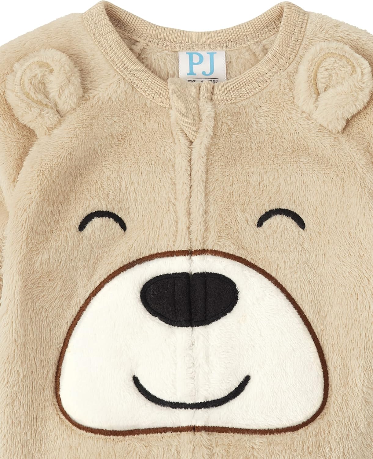 The Childrens Place Baby and Toddler Fleece Zip-Front Pajamas