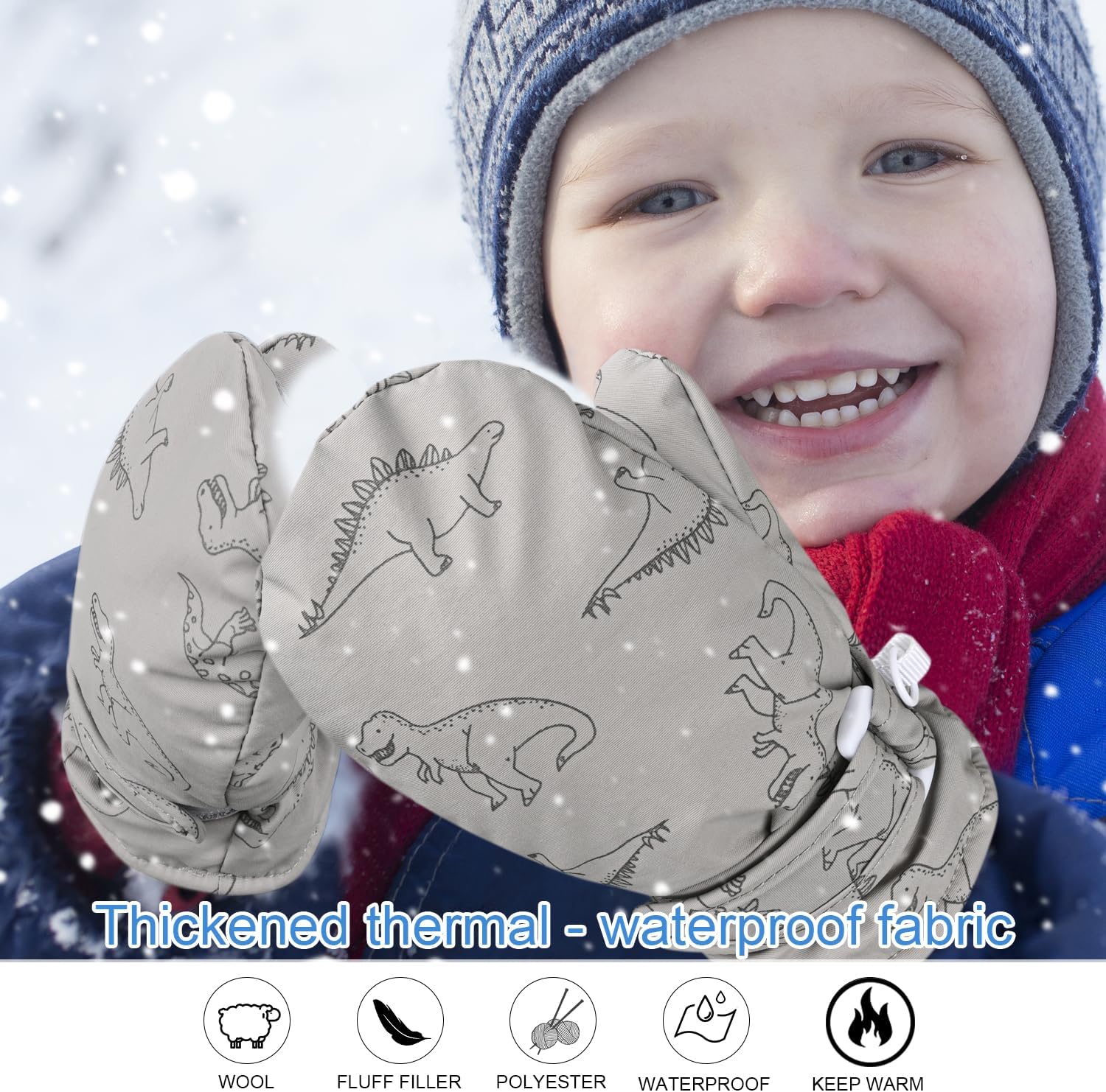 Perfect Winter Gift for Kids Soft Warm Mitten Gloves