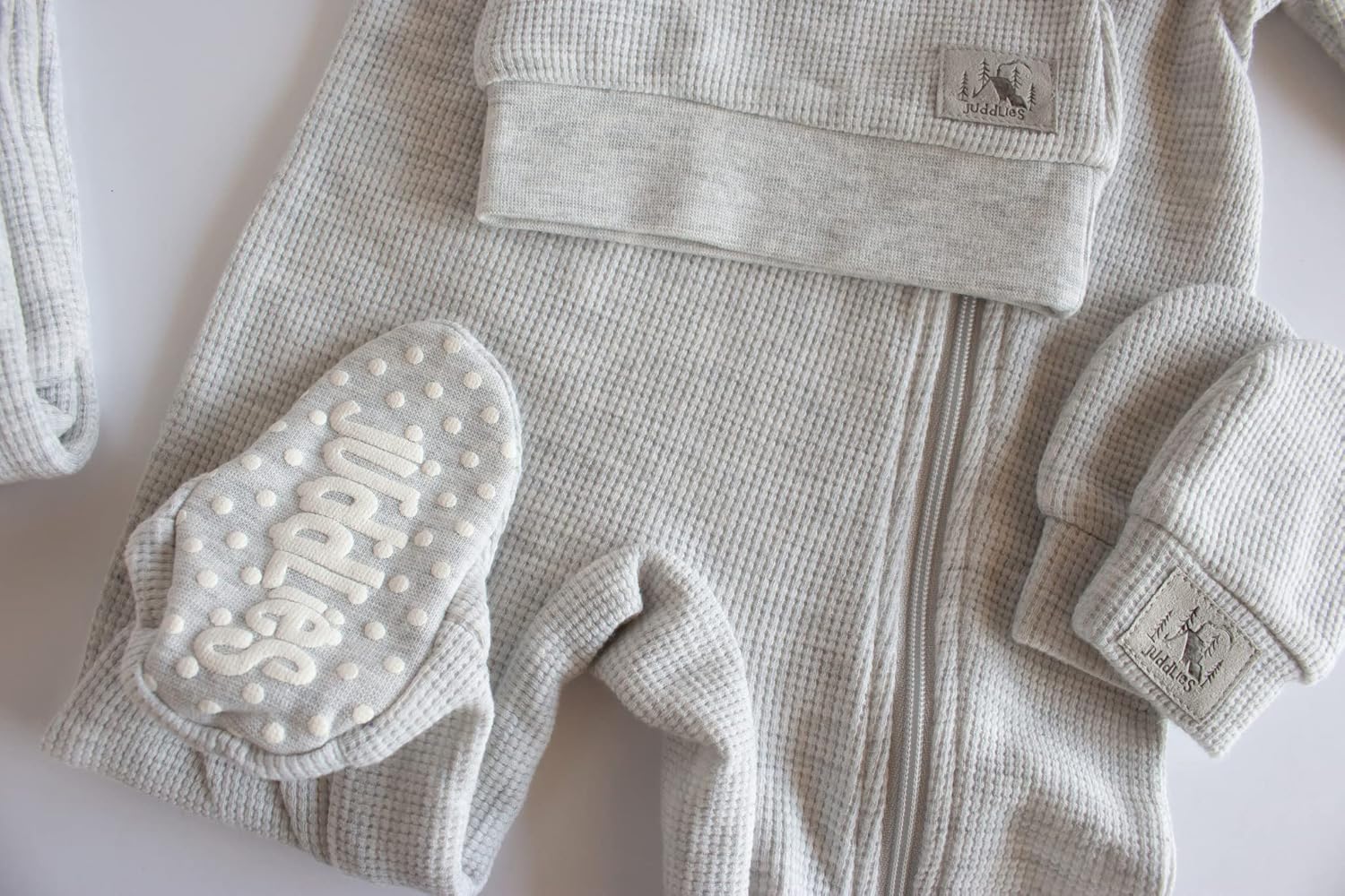 Juddlies Mini Waffle - Footed Baby Sleeper