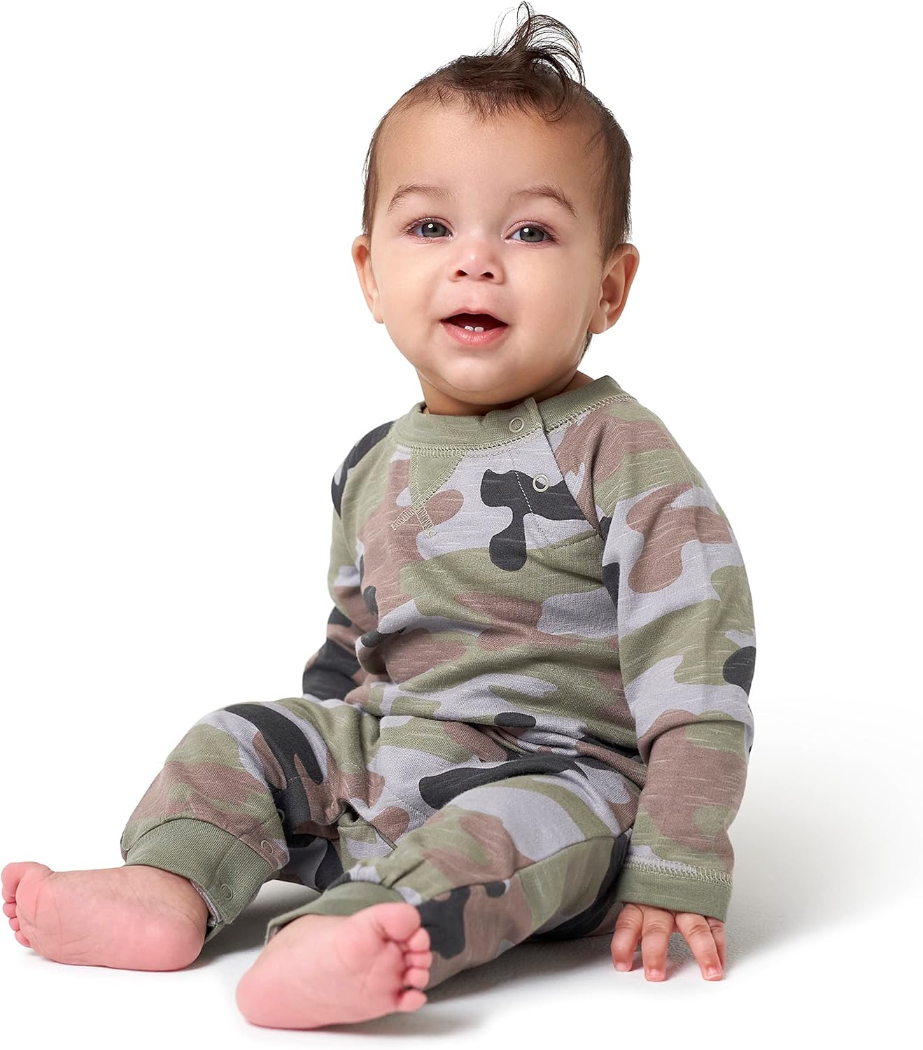 Gerber boys 2-pack long leg romper quick-change growing sizes