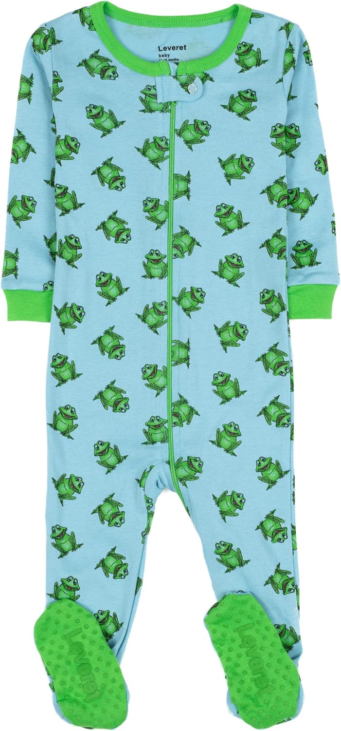 Boys Pajamas Comfortable Sleepers Machine Washable 100 Cotton Small