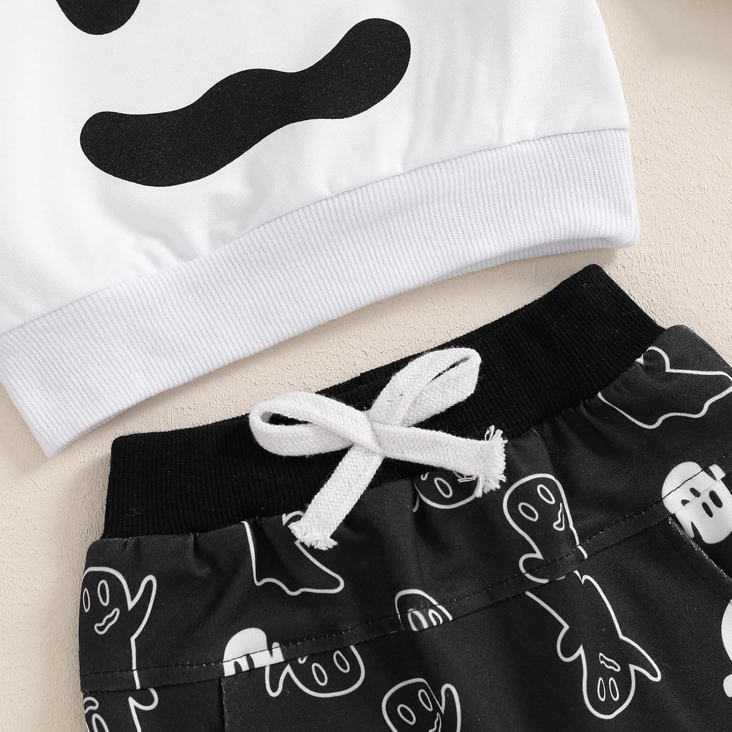 Halloween Funny Ghost Face Outfit for Baby Boys