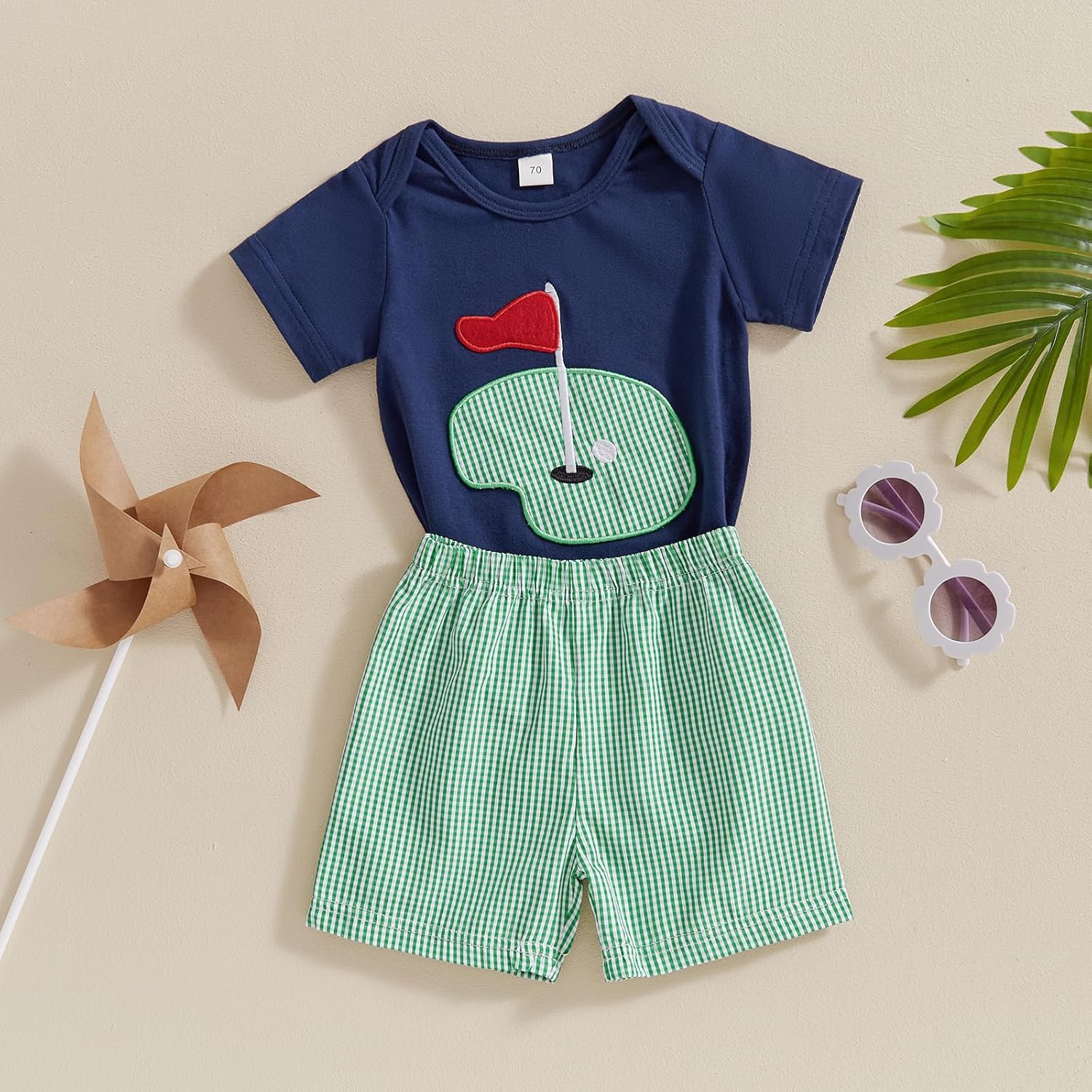 Omkzanbi 1st Birthday Golf Outfit