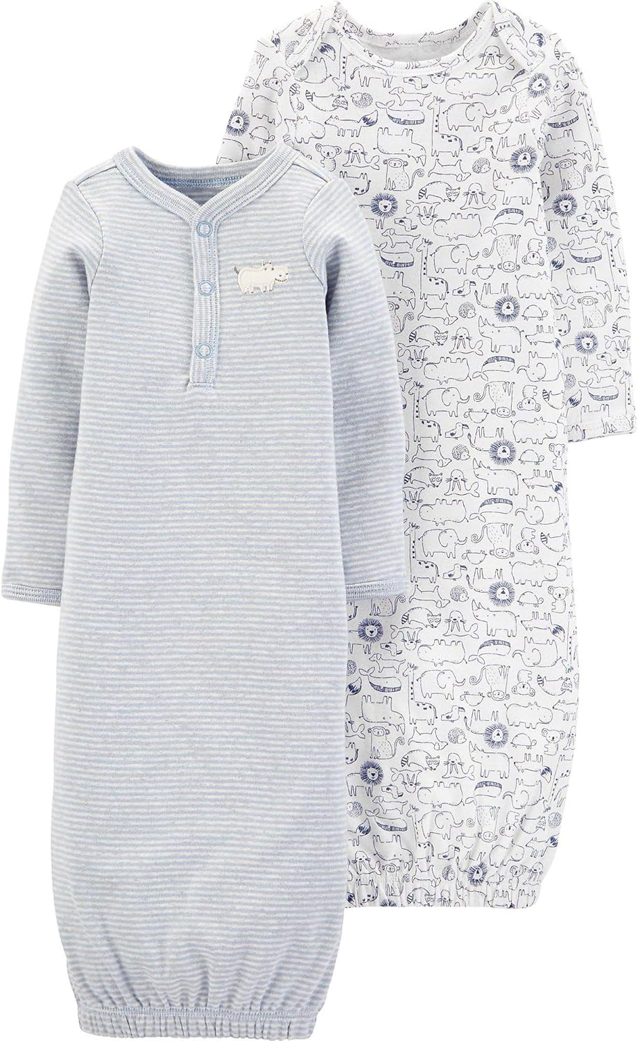 Carters Baby Boys 2-Piece Bear Sleper Gowns