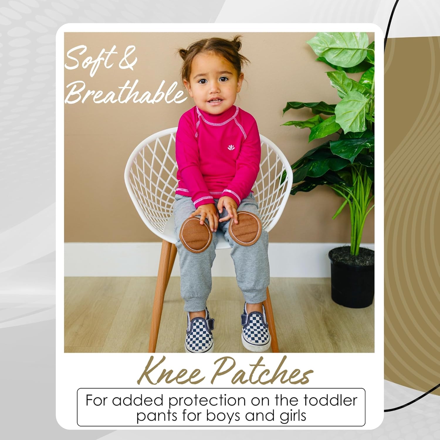 Comfortable Baby Pants with Knee Protection Toddler Preschooler