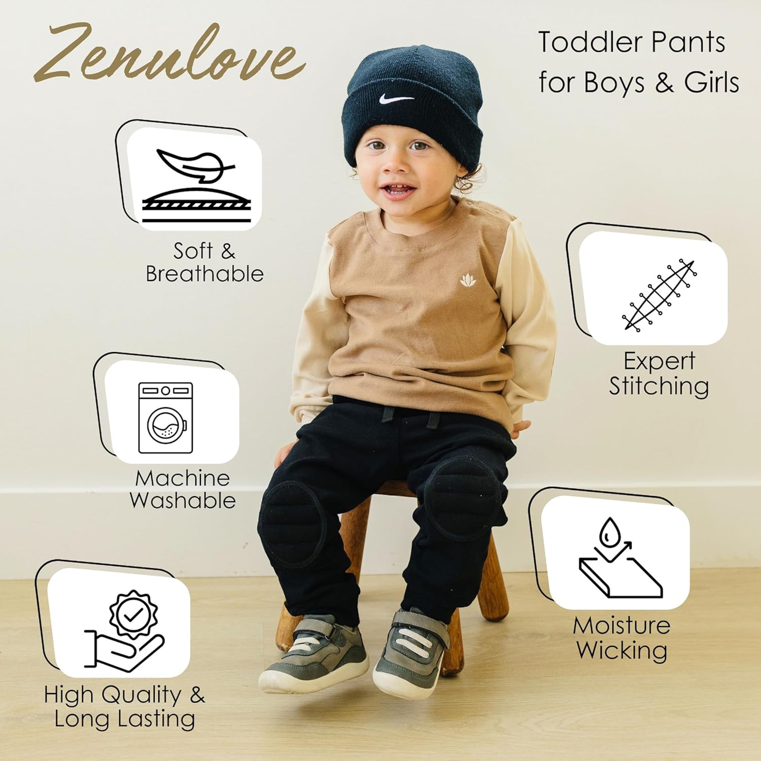 Moisture Wicking Viscous Pants for Kids