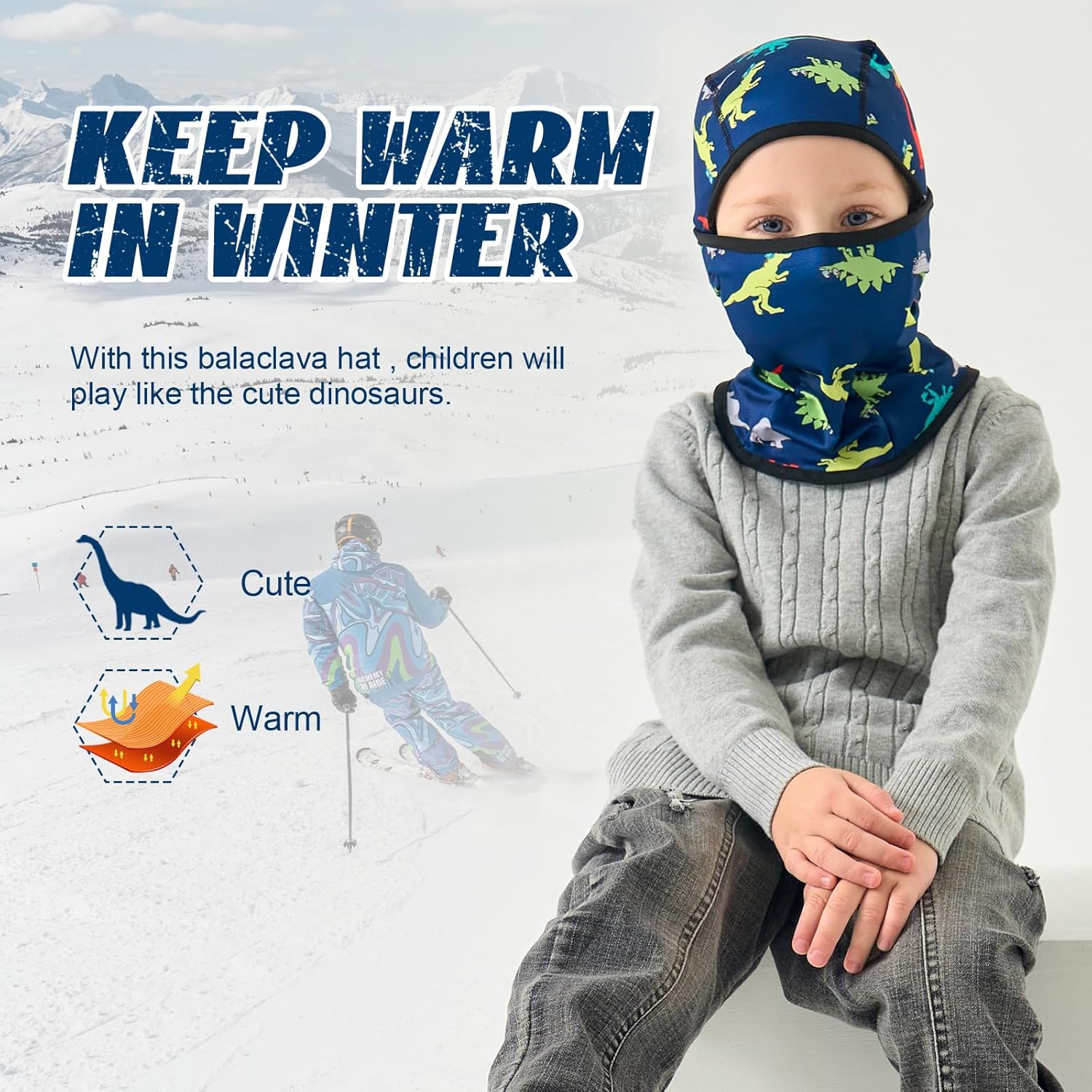 Premium Winter Balaclava for Babies Windproof and Warm