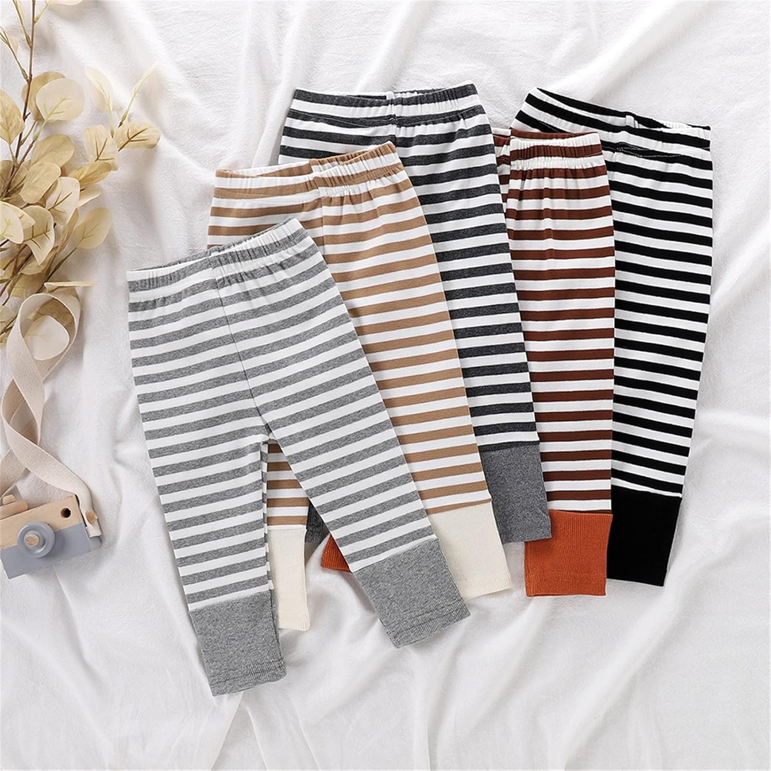 Elastic Waist Trousers for Toddler Boys