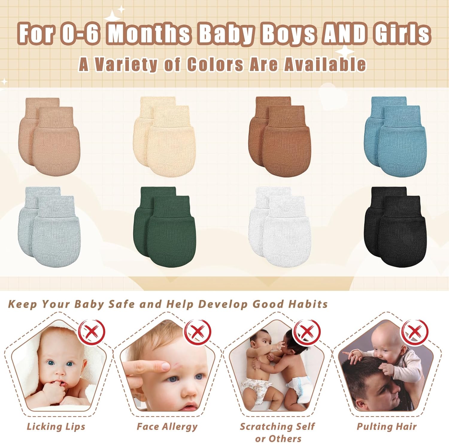 Mittens for Newborns Comfortable and Stress-Free