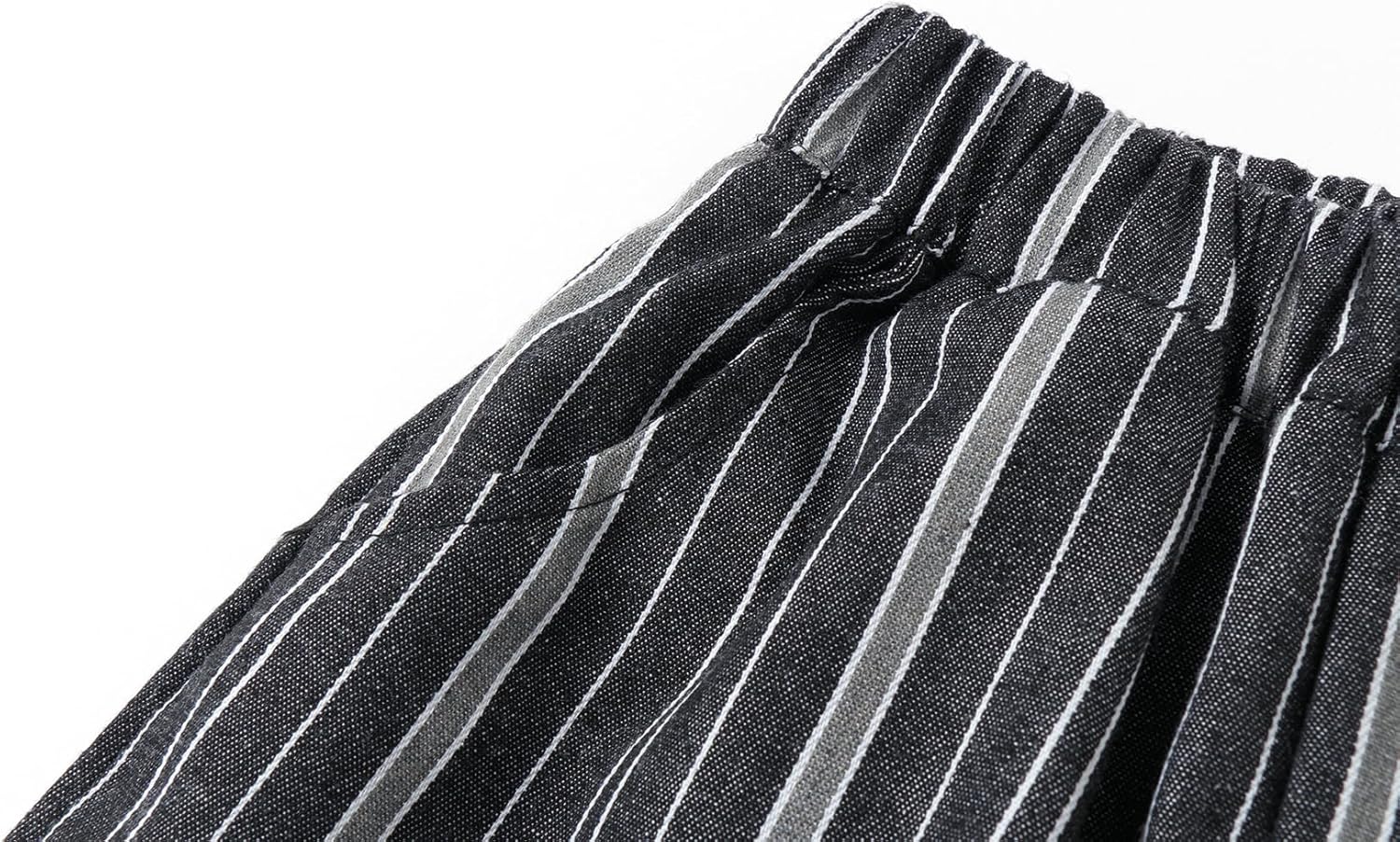 LittleSpring Boys Girls Striped Pants for Kids