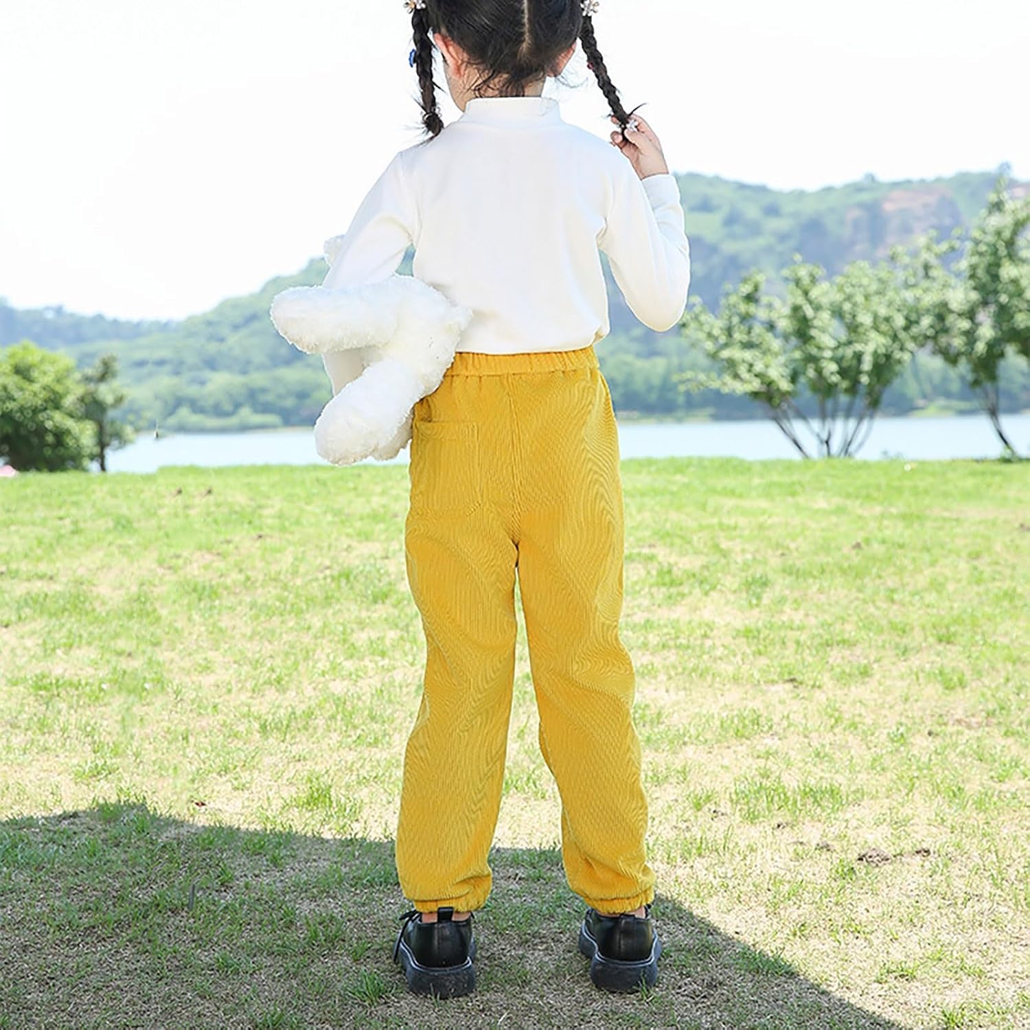 Cotton Solid Corduroy Pants for Babies