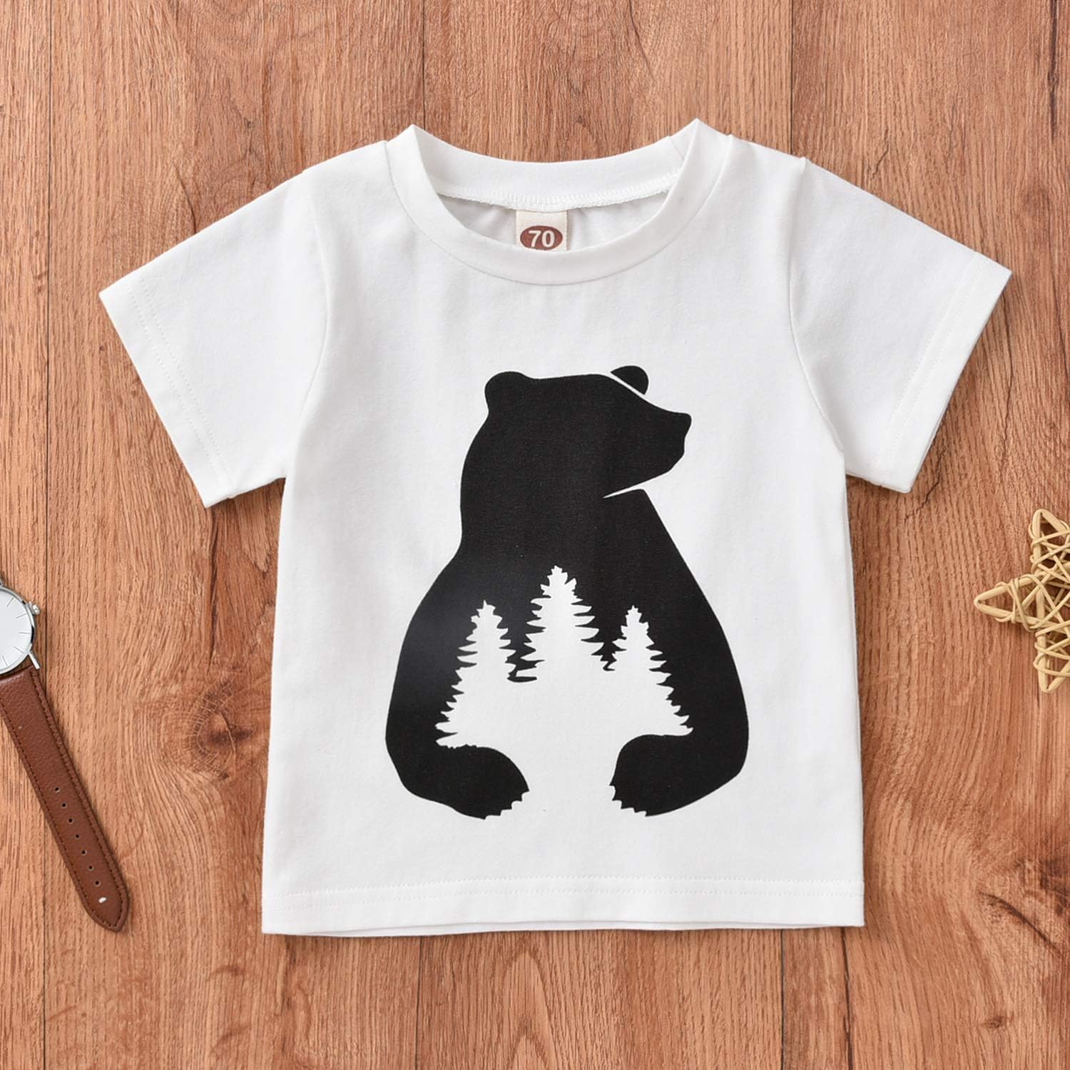 Unutiylo Toddler Boys Summer Clothes 2-Piece Set
