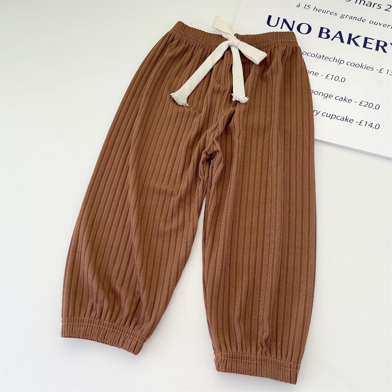 Wide-Width Drawstring Riding Pants