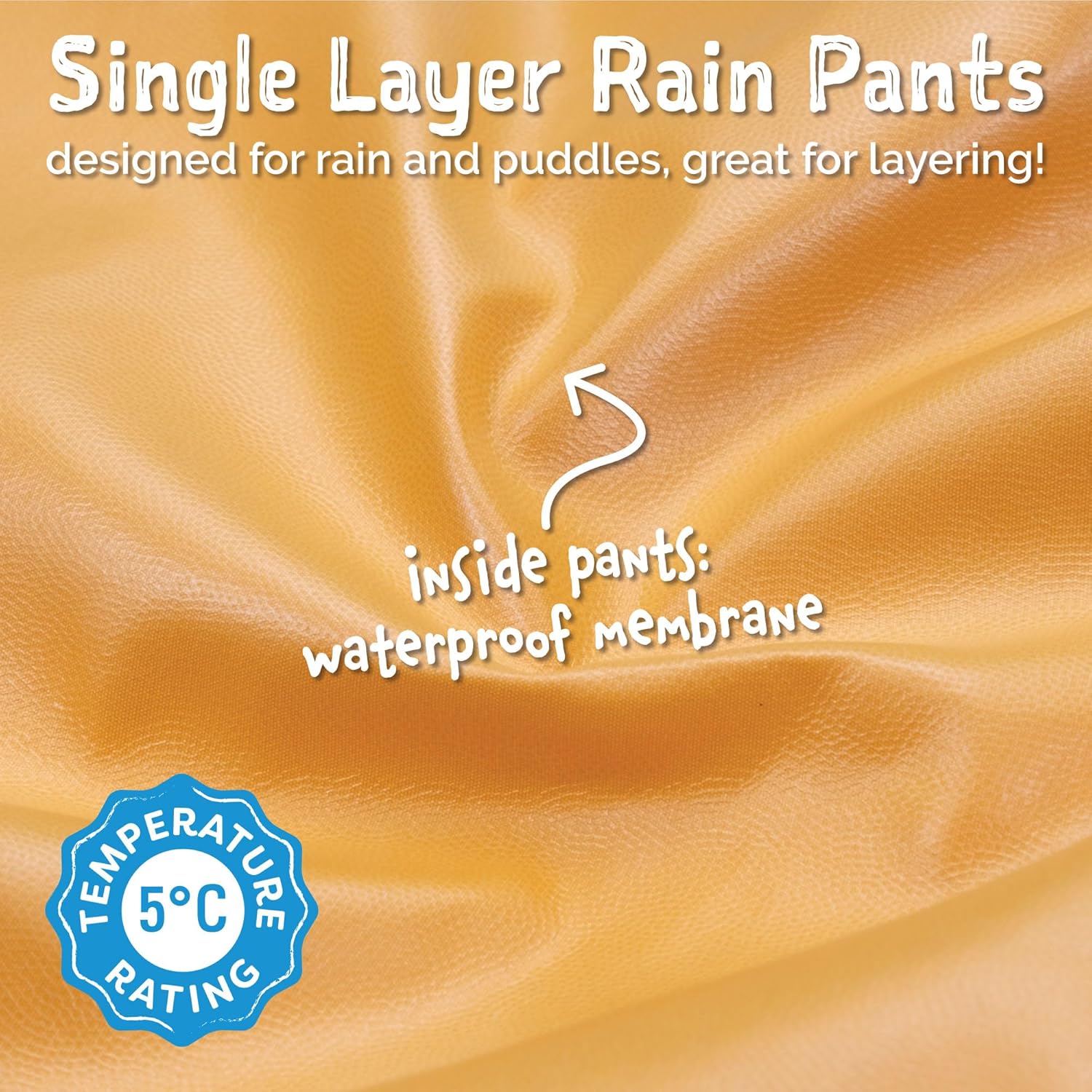 JAN JUL Waterproof Rain Pants for Kids