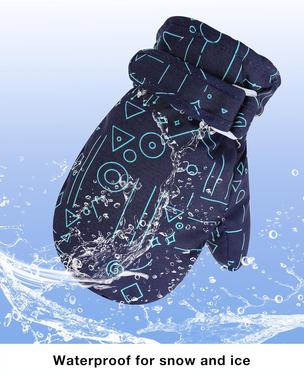 Winter Boys Gloves Waterproof Warm