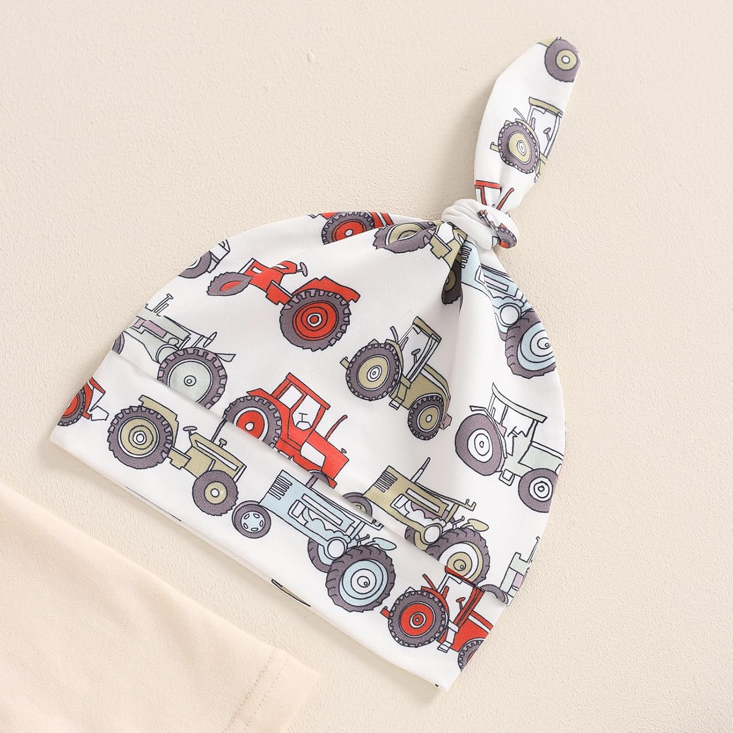 Newborn Baby Boy Farm Tractor Outfit Set