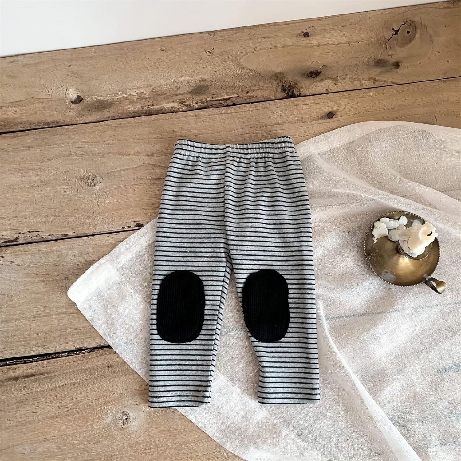 Organic Cotton Toddler Pants with Knee Pads