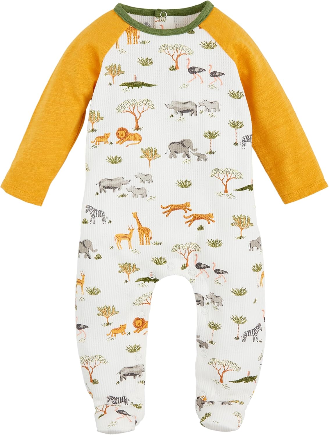 Mud Pie Safari Print Baby Sleepers