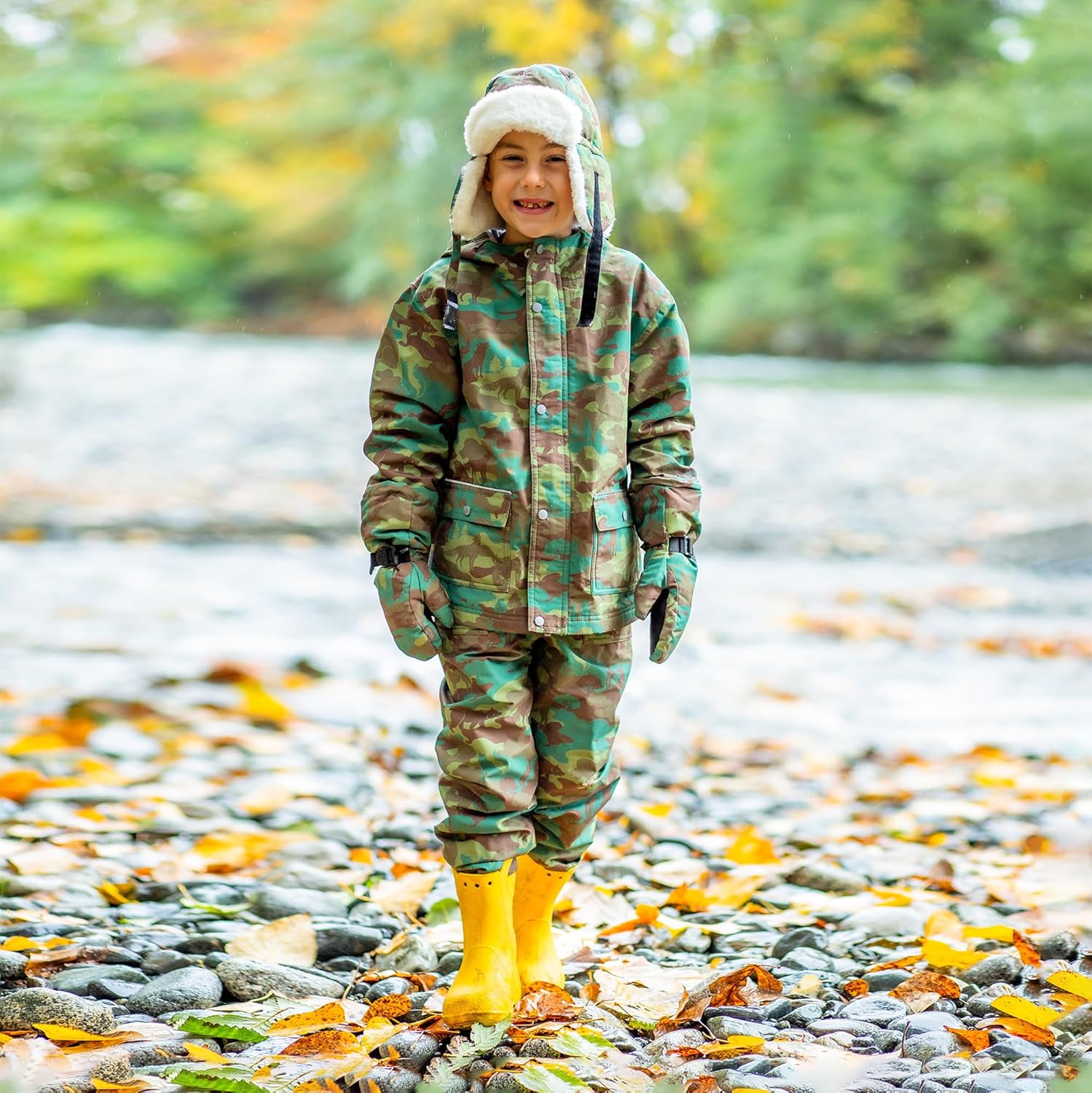 JAN JUL Waterproof Rain Pants for Kids