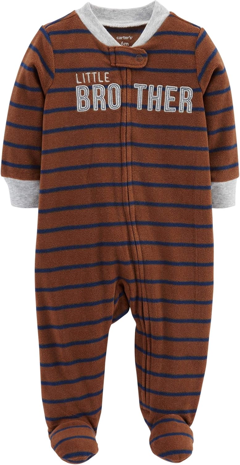 Carters Little Brother Fleece Sleepers