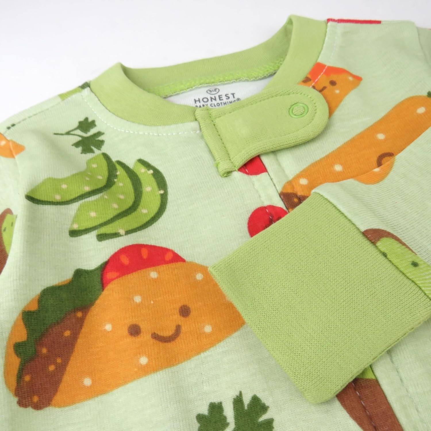 HonestBaby Unisex Baby 100 Organic Cotton Pajamas