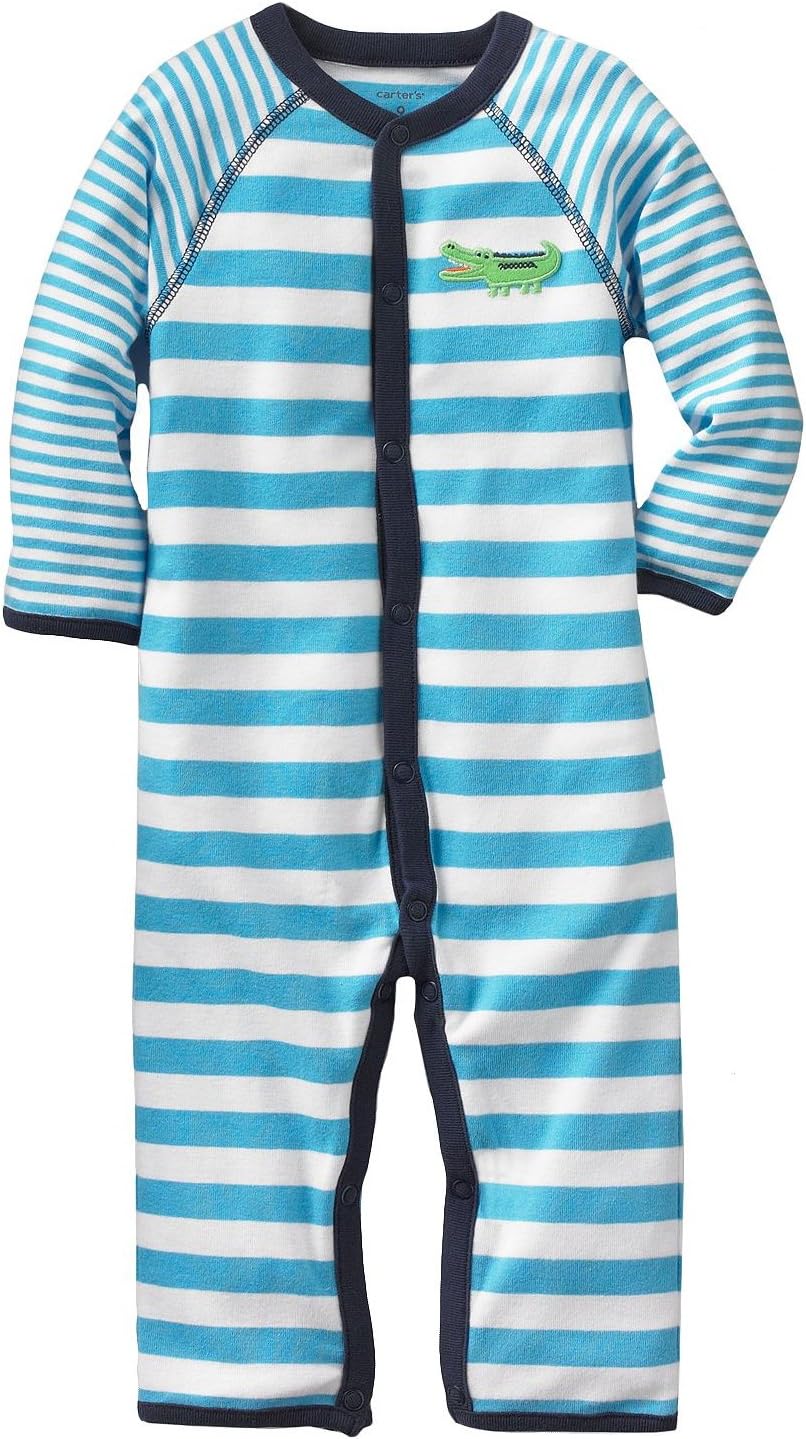 Carters Sleep N Play Gator-NB Blanket Sleepers for Boys