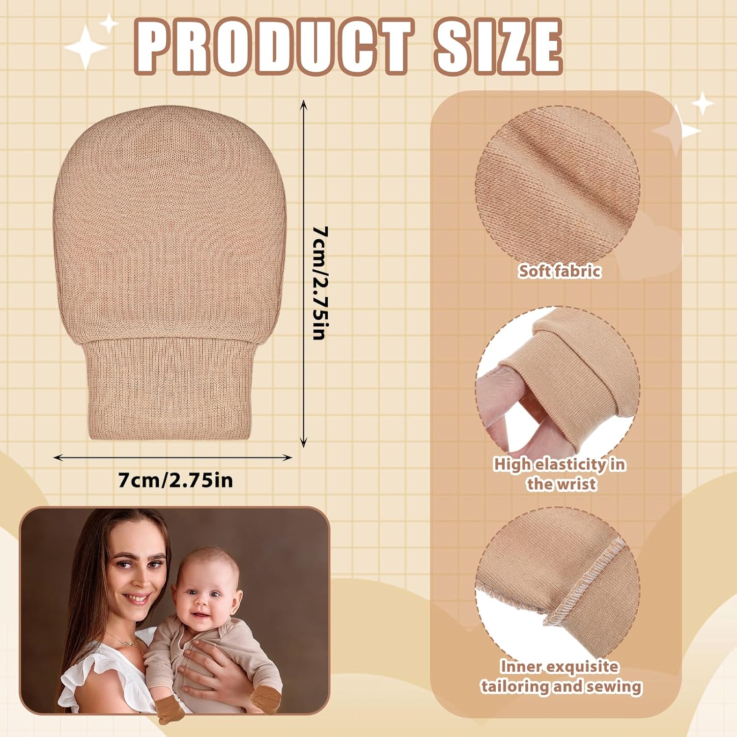 Mittens for Newborns Comfortable and Stress-Free