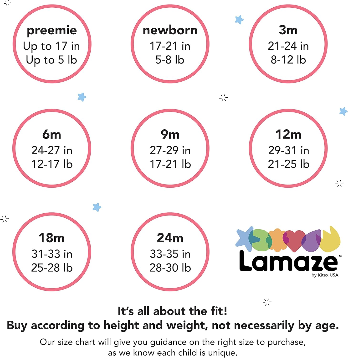 Lamaze Baby Boys Super Combed Natural Cotton Sleep N Play 2-Pack