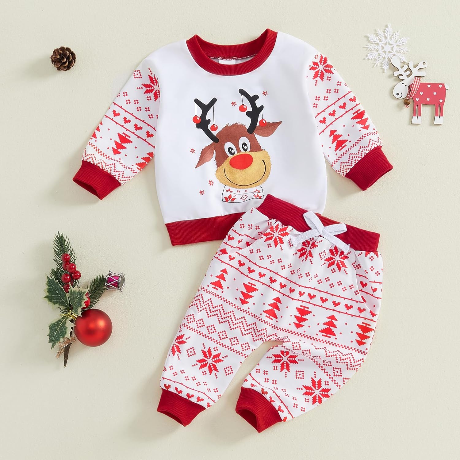 Treasured Santas Little Helper Toddler Christmas Outfit
