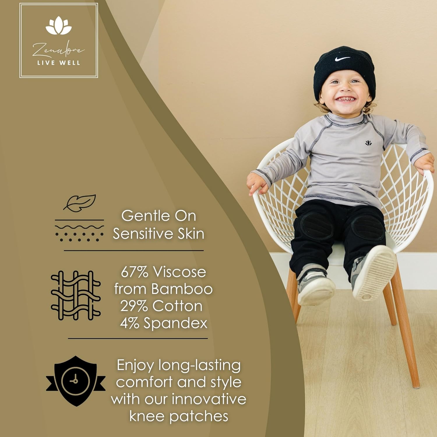 Moisture Wicking Viscous Pants for Kids