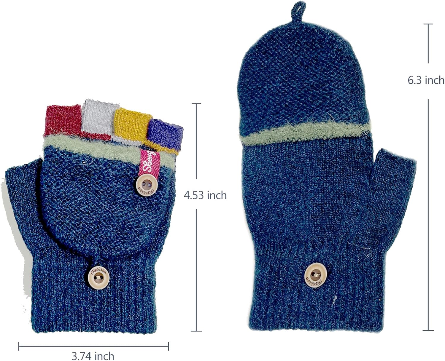 Kids Winter Gloves Mitten Set for Boy Girl
