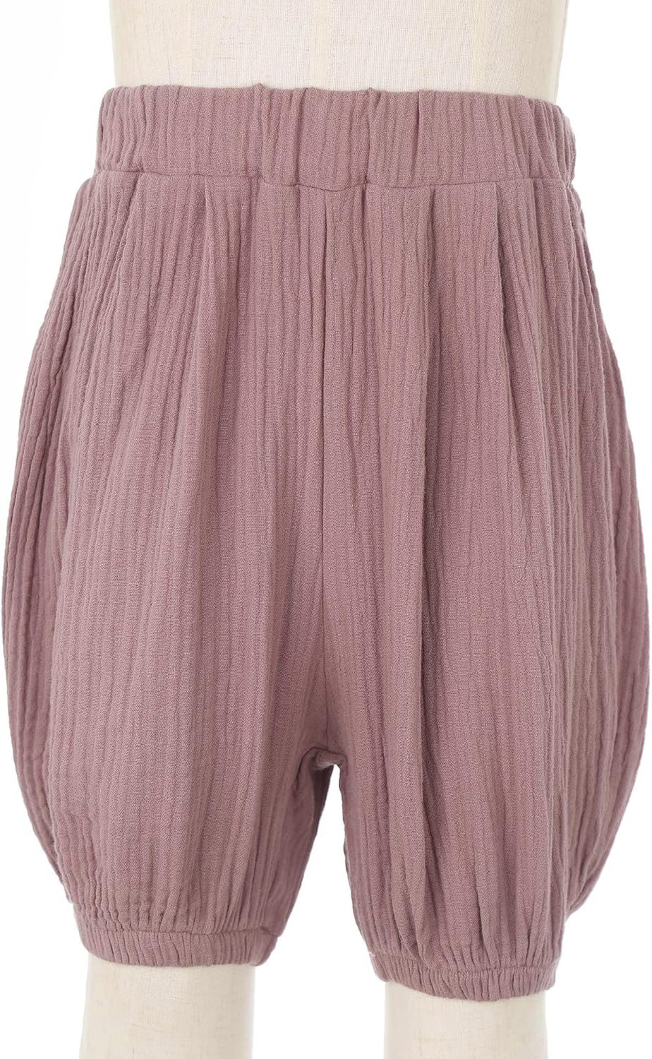 Runqhui Cotton Linen Shorts for Kids