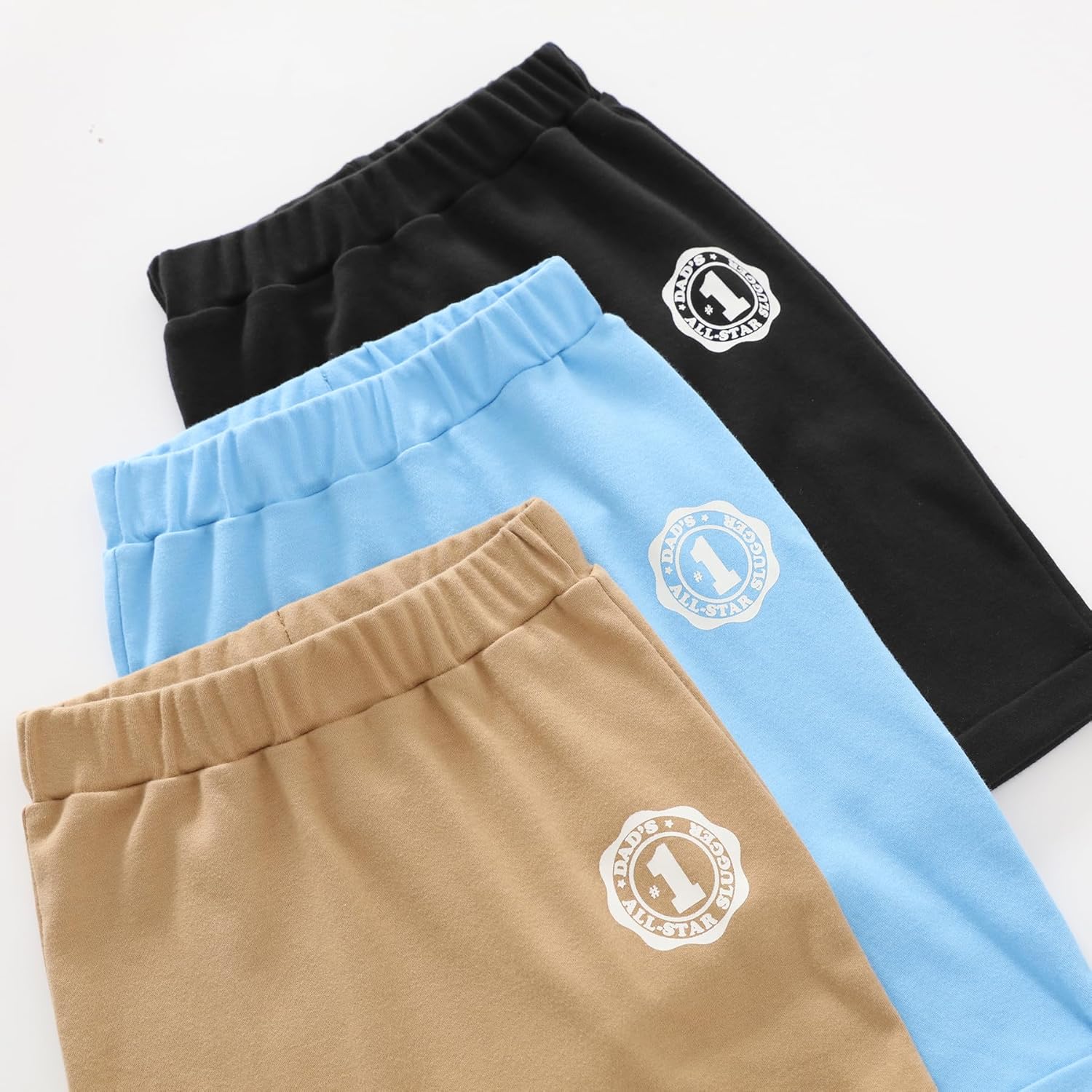 JARRMAKO Baby Boys Soft Cotton Joggers 3-Pack