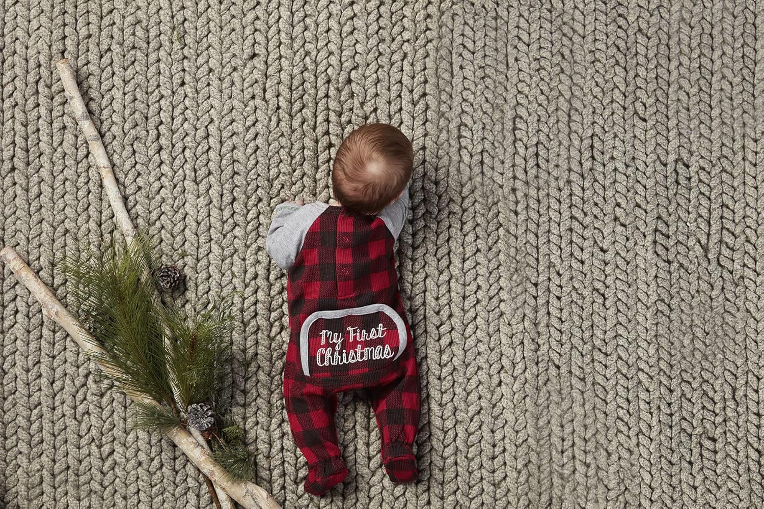 Baby Boys Reindeer Charm Sleepy
